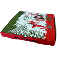 Pizzakartong 30x3 Well LADY RED